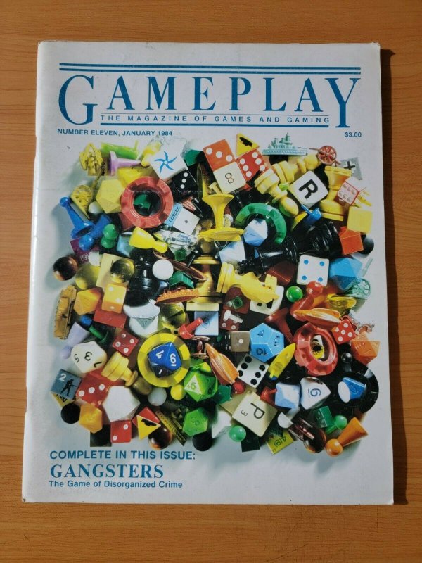 Game Play Magazine #11 ~ VERY FINE VF ~ January 1984 RPG's Gangsters Vintage