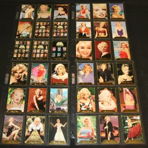 Marilyn Monroe Hollywood Legends Trading Card Set w Binder (NM) 1990s 210 cards