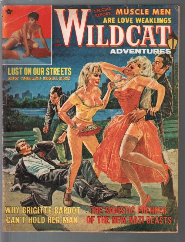 Wildcat Adventures 9/1963-Brigitte Bardot & Sabrina cheesecake-exploitation-VG