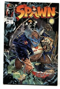 SPAWN #34-1995-Image-Comic book-Great cover nm-