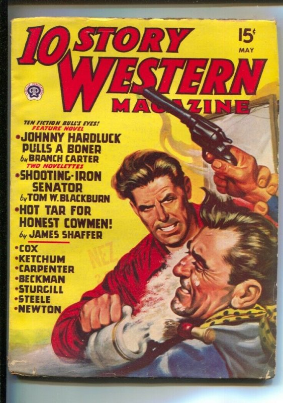 10 Story Western 5/1947-Popular-Pulp thrills by Gunnison Steele, Philip Ketch...