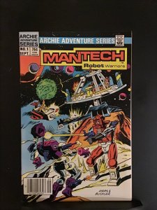ManTech Robot Warriors #1 Newsstand Edition (1984)