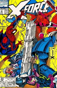 X-Force #4 3RD APPEARANCE DEADPOOL MARVEL COMICS 1991 Mint