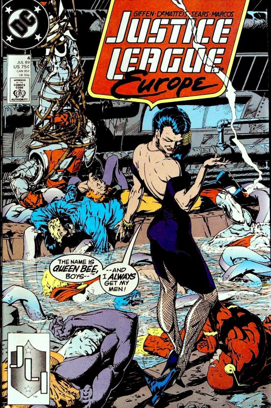 Justice League Europe #4 (1989)