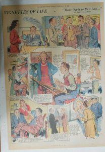 Vignettes Of Life by Kemp Starrett Be A Law ! 2/15/1942 Size: 15 x 22 inch