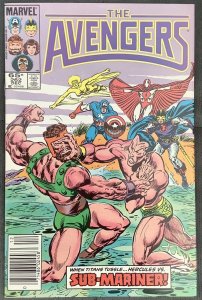Avengers #262 Newsstand Edition (1985, Marvel) Hercules vs. Sub-Mariner. NM+