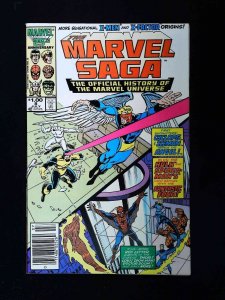 Marvel Saga #8  Marvel Comics 1986 Vf+ Newsstand
