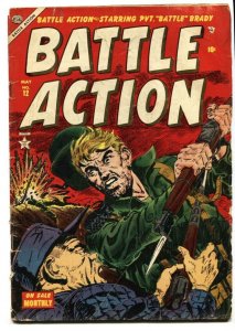 Battle Action #12 1953- Atlas War comic- Syd Shores VG-