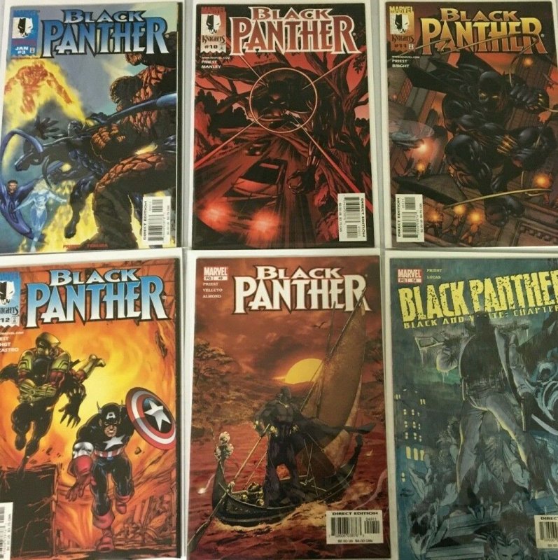 Black panther 2nd series From:#3-54 6 different 8.0 VF (1999-2003) 