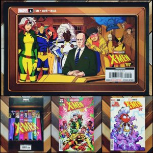 X-MEN '97 #1-4 NM (Marvel 2024) Brand New Variant Set of 4 / Animated Series