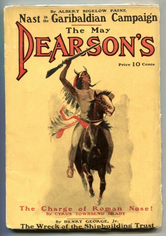 Pearson's Magazine May 1904- Charge of the Roman Nose 