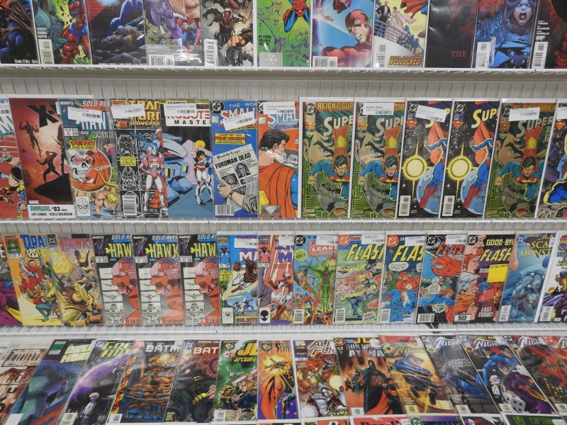 Huge Lot 150 Comics W/ X-Men, Spider-Man, Superman, +More! Avg VF- Condition!