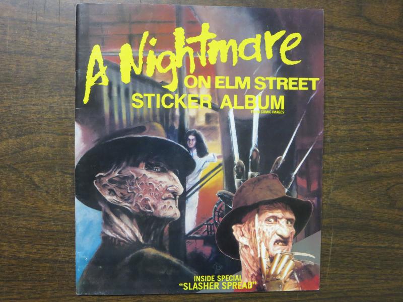 A Nightmare on Elm Street Movie Trilogy Sticker Album Just the Book No Stickers!