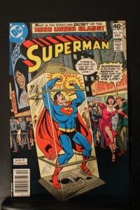 Superman #342 (1979) High-Grade NM- or better! Hero Under Glass! Wow!