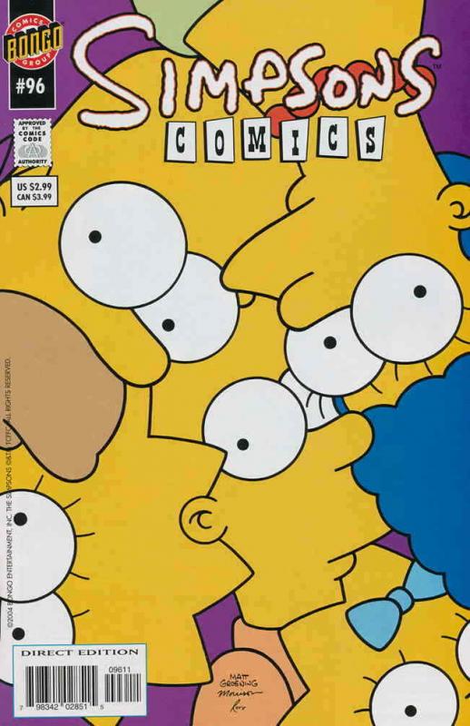 Simpsons Comics #96 VF/NM; Bongo | save on shipping - details inside