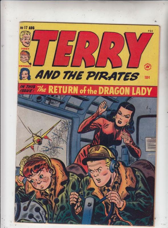 Terry and the Pirates #17 (Aug-49) VF+ High-Grade Terry