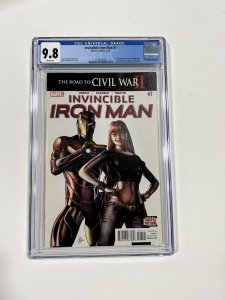 Invincible Iron Man #7 1st Cameo Appearance Riri Williams CGC 9.8 1st Print 2016