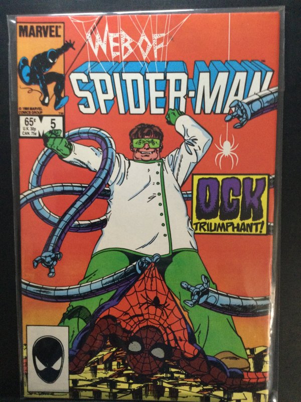 Web of Spider-Man #5 Direct Edition (1985)