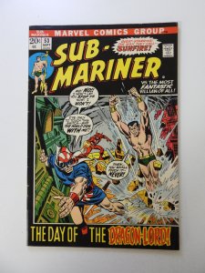 Sub-Mariner #53 (1972) FN- condition