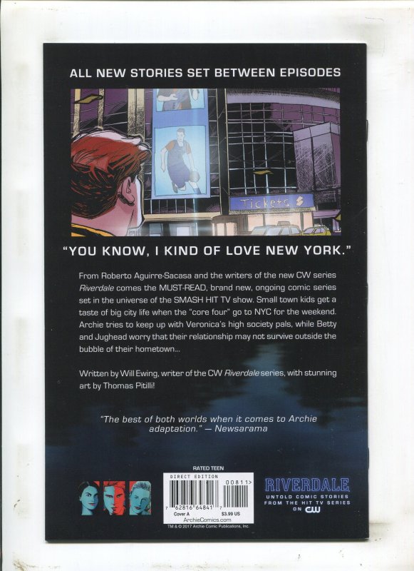 Riverdale 6PC LOT #3-4 + 6-9 - Archie Comics (8.5) 2017
