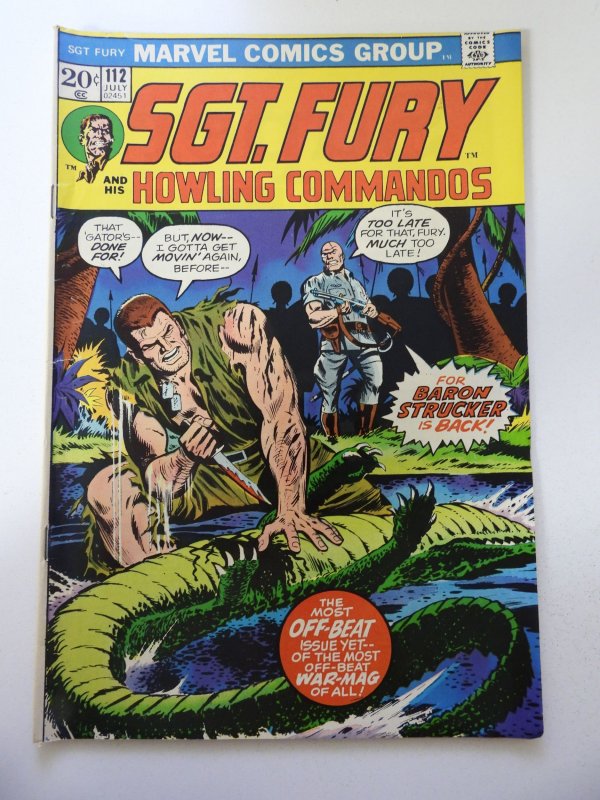 Sgt. Fury #112 (1973) FN Condition