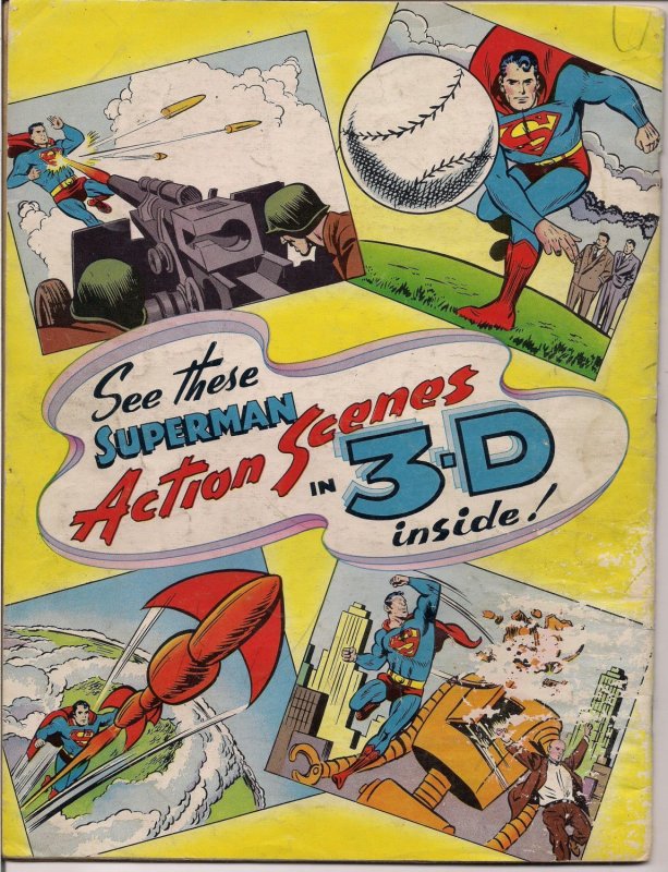 Three-Dimension Adventures Superman (1953) 3D w glasses