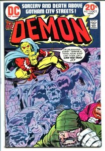DEMON #13-JACK KIRBY ART-DC-Cool cover VF