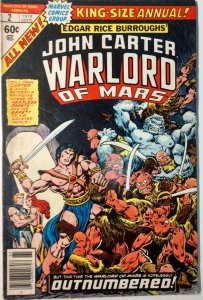 John Carter Warlord of Mars Annual #2 (7.0, 1978) 