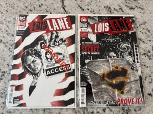 Lot Of 2 Lois Lane DC Comic Books #1 2 NM 1st Prints Superman Girlfriend 11 J435