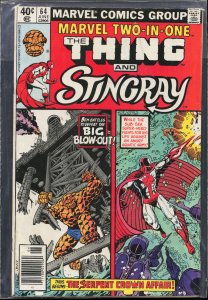 Marvel Two-in-One #64 (1980) Stingray [Key Issue]