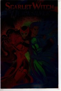 SCARLET WITCH QUICKSILVER #1 LUCIANO VECCHIO FOIL VAR
