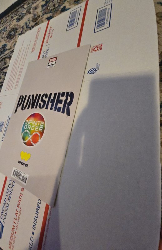 Punisher #1 Kirkham Virgin Cover (2022) w coa