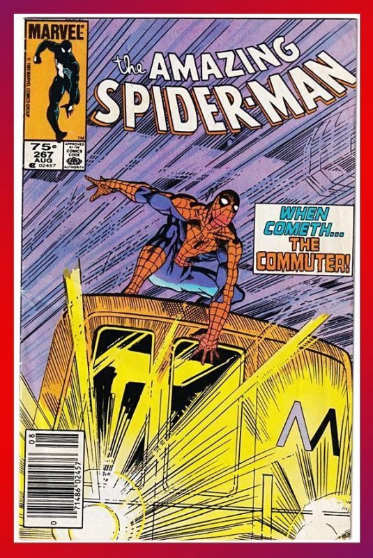 Spider-Man 267 (1985) VF RARE KEY 75 CENT PRICE NEWSSTAND VARIANT/Peter Mary Cat