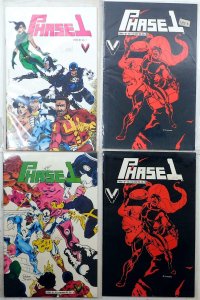 Phase One Lot of 4 #1, 2, 3 x2 (1986) Victory Productions 1st Print Comic Books