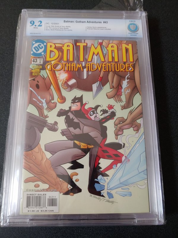 BATMAN GOTHAM ADVENTURES #43 CBCS 9.2 EARLY HARLEY QUIN APPEARNCE