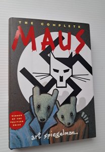 THE COMPLETE MAUS HC SIGNED ART SPIEGELMAN BANNED BOOK