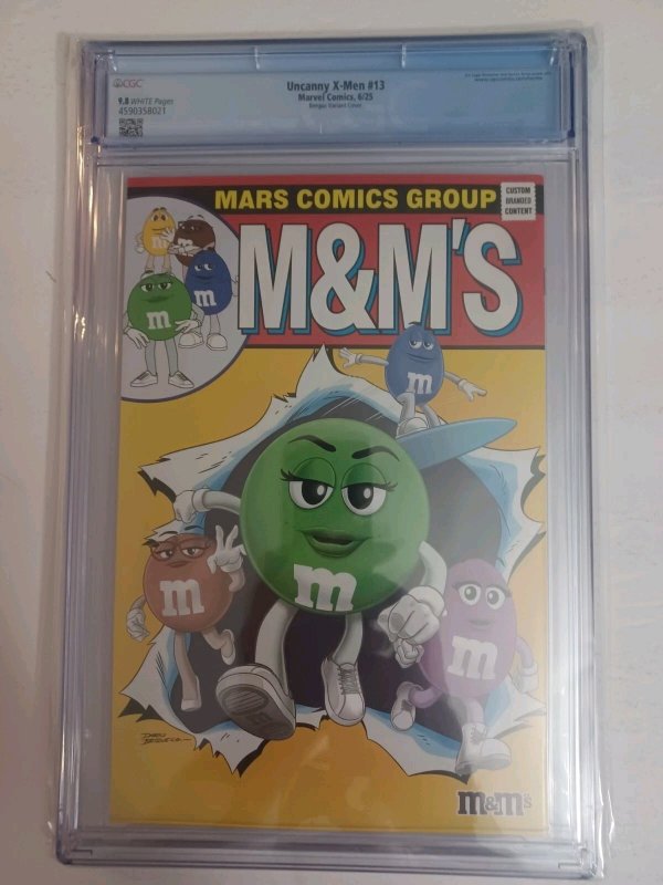 Uncanny X-Men #13 Bengus Variant - Marvel Vs Capcom - Gambit - 2025 - CGC 9.8