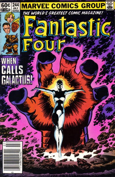 Fantastic Four (Vol. 1) #244 (Newsstand) FN ; Marvel | John Byrne