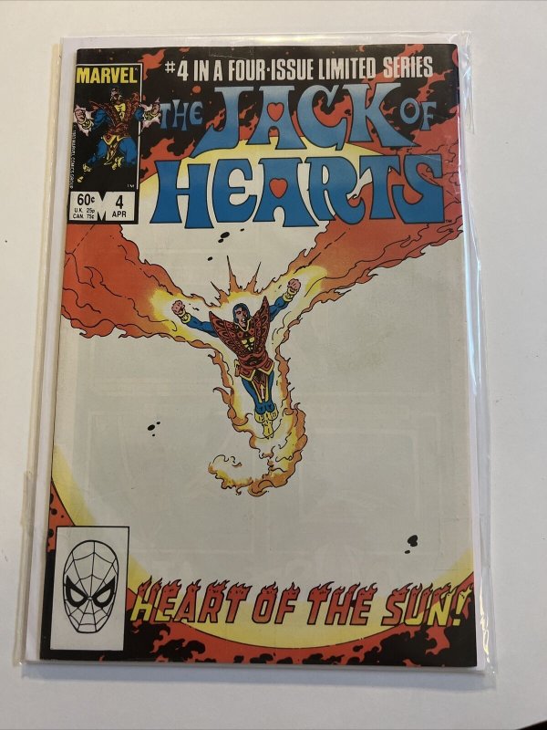 Jack of Hearts #1-4 Complete Marvel Comics Limited Series 1984 Bill Mantlo