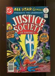 ALL STAR COMICS #66 (9.2) JSA BATTLES FOR WILDCATS LIFE! 1977