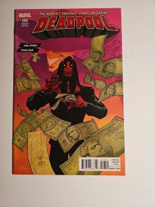 Deadpool 8 vs Sabretooth 2016 Mike Hawthorne Variant Dollar Bills NM