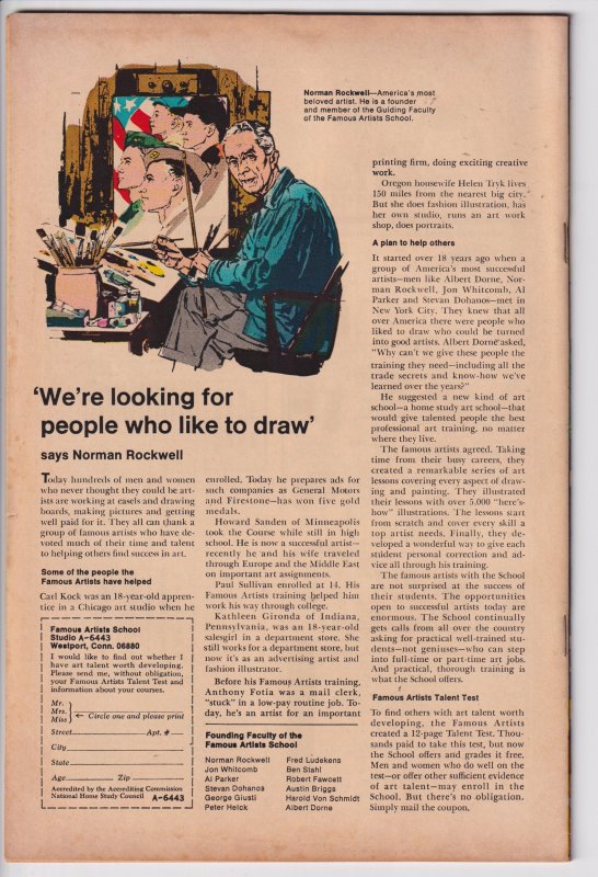 SUB-MARINER #31 (Nov 1970) Nice FN- 5.5, light yllg to white.