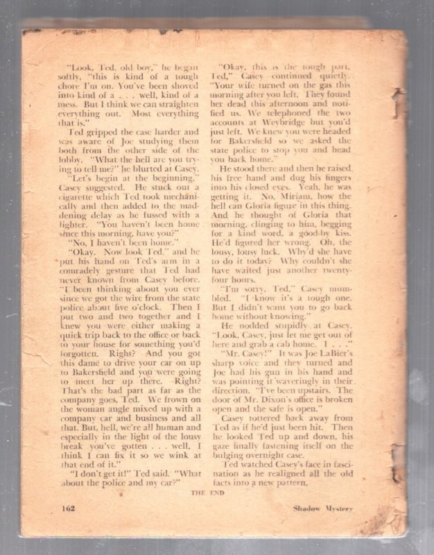 Shadow Mystery 8/1948-Jade Dragon by Maxwell Grant.-Bob Powell cover art