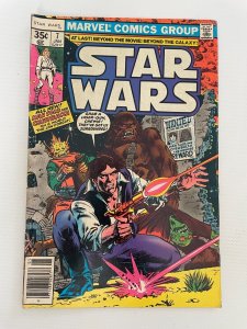 Star Wars # 7 VG/FN Marvel Comic Book Luke Skywalker Chewbacca Jedi 26 J245