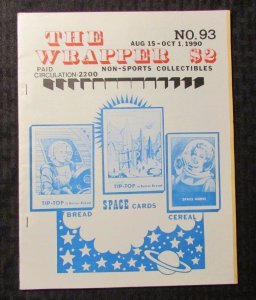 1990 THE WRAPPER Non-Sports Collectibles Fanzine #93 FN+ 6.5 Bread Space Cards