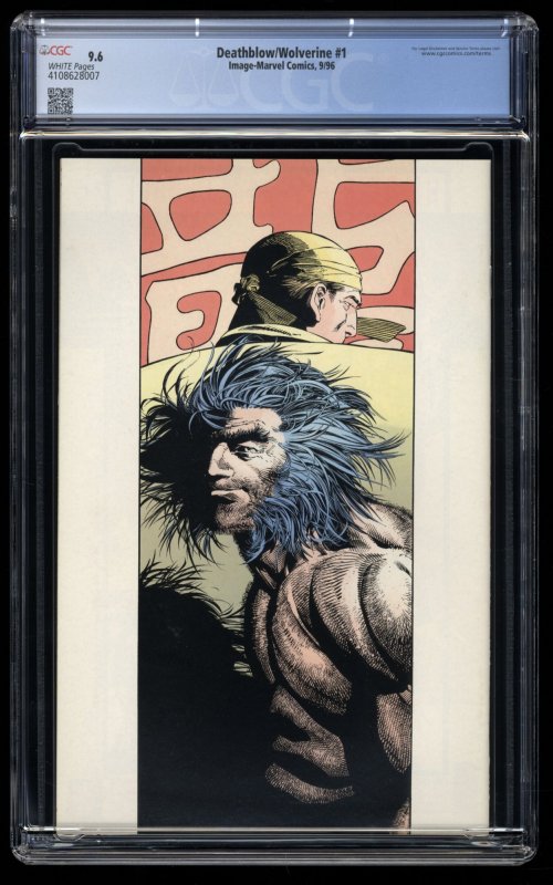 Deathblow/Wolverine #1 CGC NM+ 9.6 White Pages