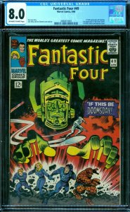 Fantastic Four 49 CGC 8.0   ow/w pages! 