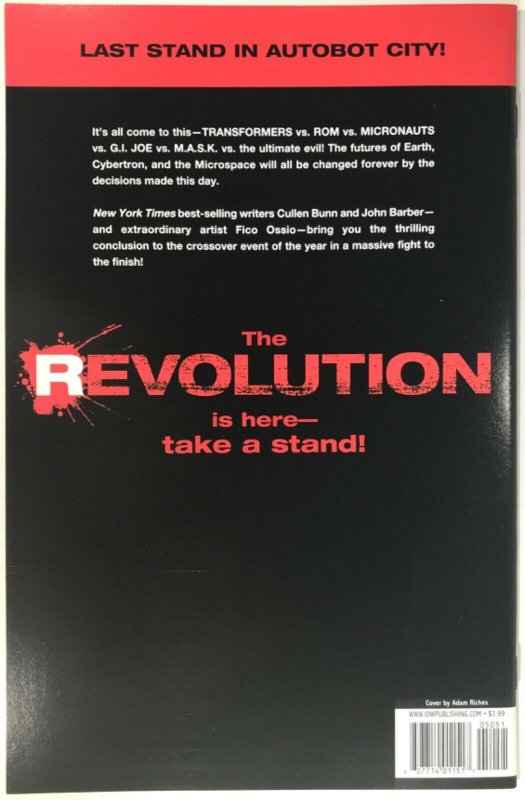 REVOLUTION Comic 5 - Baron Karza Cobra Commander Action Figure Variant Cvr IDW