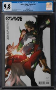 Future State Shazam #2 2021 Gerald Parel Cover B Graded CGC 9.8 DC Comics GB1