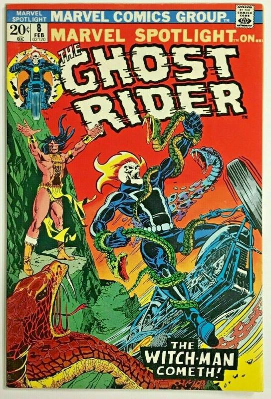 MARVEL SPOTLIGHT#8 FN/VF 1973 GHOST RIDER MARVEL BRONZE AGE COMICS